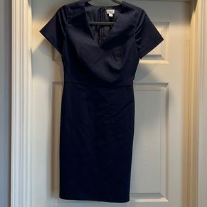 EUC Fully Lined Navy Dress